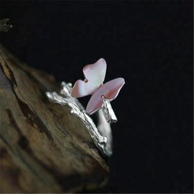 Fashion-Butterfly-on-Branch-Silver-butterfly-ring (2)61